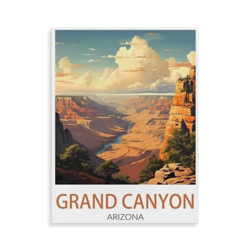PGCKSK DIY 5D Diamond Painting Cross Stitch，Grand Canyon Arizona，Round Drill Arts Diamond Embroidery Rhinestones Painting Beadwork(40x50cm)-W85 von PGCKSK