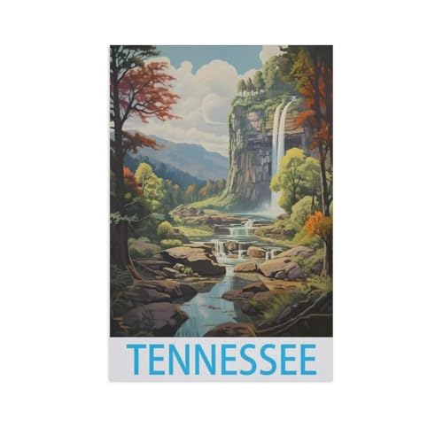 PGCKSK DIY Diamond Painting Set，Tennessee，Diamantmalerei, handgemachte Stickerei Geschenke für Erwachsene/Kinder（40 x 50 cm/15.74 x 19.68 Zoll）-FP71 von PGCKSK