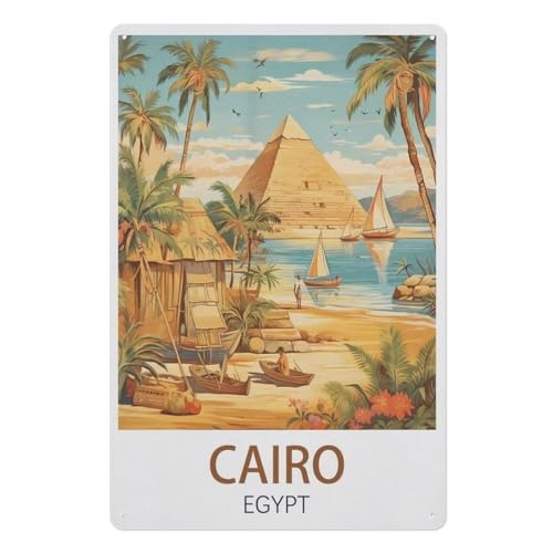 PGCKSK Diamond Painting，Kairo Ägypten，Diamant Malerei Kunst Stickerei Kreuzstich Bilder Geschenk Wanddekoration（50 x 60 cm/19.68 x 23.62 Zoll）-AE38 von PGCKSK