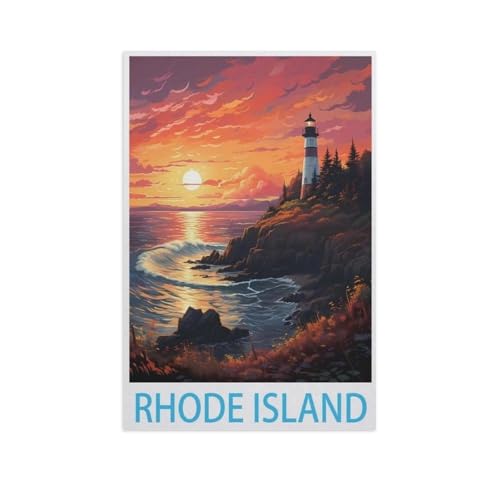 PGCKSK Diamond Painting，Rhode Island，Crystal Embroidery Beads 5D Full Round Cross Stitch Kit Handwork Mosaic（30 x 40 cm/11.81 x 15.74 Zoll）-FP94 von PGCKSK