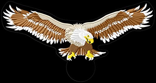 Adler Wide Wings XL Patch Chopper Biker Motobike Motorrad Motorrad Aufnäher Parche Bordado Brodé Patch écusson Toppa Ricamata Adler Wide Wings XL Patch Chopper Biker Motobike Motorrad Motorrad Aufnäher Parche Bordado Brodé Patch écusson Toppa Ricamata von PGONA