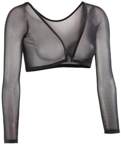 PGPBVLVGHM Nahtloser Armformer for Damen, schmale Oberärmel, Oberteil, Body Shaper, Kompressionsweste, Netzstoff, Lange Ärmel, Unterteile(XXL) von PGPBVLVGHM