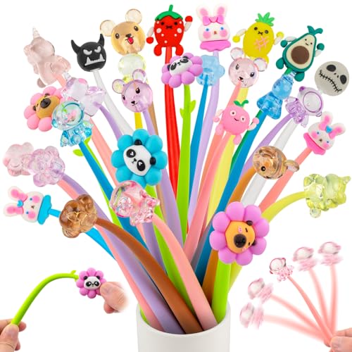 30 Kristalle Gelschreiber Set, Kawaii Gel Stifte Tiere und Blumen, Fidget Pen Kinder, Squishy Stifte für Mitgebsel Kindergeburtstag, Give Aways Kindergeburtstag Gastgeschenke 30 Kristalle Gelschreiber Set, Kawaii Gel Stifte Tiere und Blumen, Fidget Pen Kinder, Squishy Stifte für Mitgebsel Kindergeburtstag, Give Aways Kindergeburtstag Gastgeschenke von PGPBW