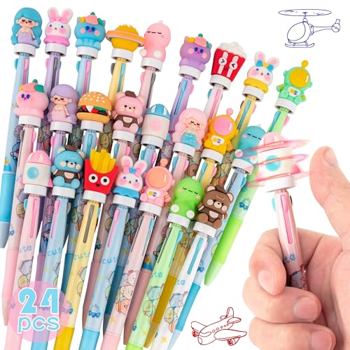 PGPBW 24 Fidget Mehrfarbiger Kugelschreiber 3 Farben,Fidget Pen Kinder,Anti Stress tierstifte für Mitgebsel Kindergeburtstag,Give Aways Kindergeburtstag Gastgeschenke PGPBW 24 Fidget Mehrfarbiger Kugelschreiber 3 Farben,Fidget Pen Kinder,Anti Stress tierstifte für Mitgebsel Kindergeburtstag,Give Aways Kindergeburtstag Gastgeschenke von PGPBW