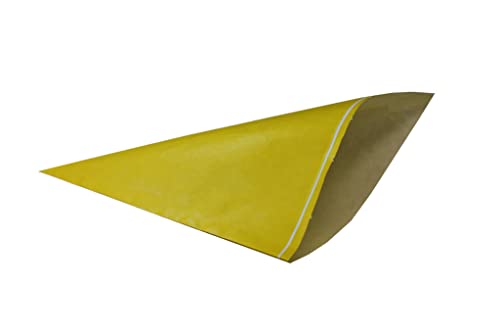 Spitztüten aus Papier Länge ca. 19 cm für ca. 125 g Inhalt - GELB (200 Stück) von PGV