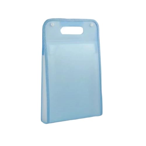 1 A4 Vertikale Bindedateitasche Testpapier-Aufbewahrungstasche 13 Zellen Tragbare Organtasche, Büro-Schulbedarf(Blue) von PGVXEM