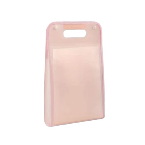 1 A4 Vertikale Bindedateitasche Testpapier-Aufbewahrungstasche 13 Zellen Tragbare Organtasche, Büro-Schulbedarf(Pink) von PGVXEM