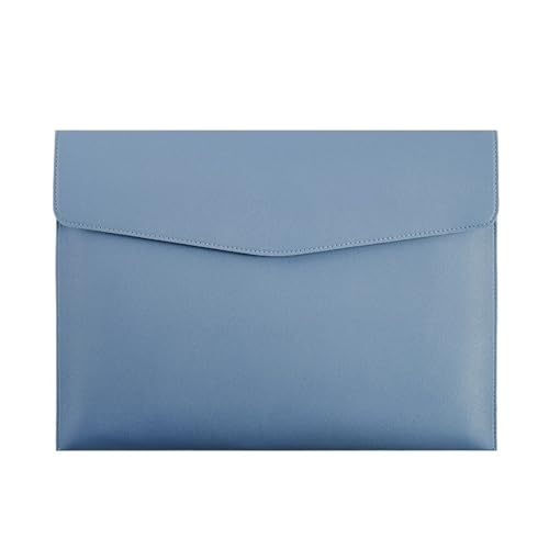 1 Stück A4 Dokumententasche Leder Aktenordner Datenpaket Aktentasche Datenvertragsrechnung Aktentasche Schulbürobedarf(Light blue) von PGVXEM