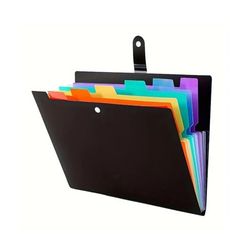 1 Stück Akkordeon-Aktentasche, Farbiger Einlage-Ordner Im A4-Format – Ideal For Die Organisation In Schule, Zuhause Und Büro 1 Stück Akkordeon-Aktentasche, Farbiger Einlage-Ordner Im A4-Format – Ideal For Die Organisation In Schule, Zuhause Und Büro von PGVXEM