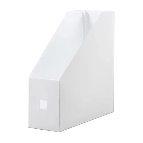 1Pcs Dokument Papier Datei Lagerung Rack Kunststoff Schreibtisch Desktop Datei Ordner Stehen Regal Rack Vertikale Buch Magazin Halter(White Straight Line) von PGVXEM