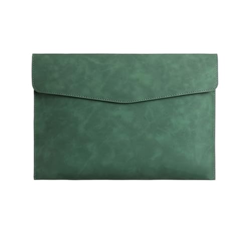 A4 Datei Lagerung Tasche Einfache Datei Ordner Business Büro Schule Datei Organizer Taschen Laptop Hülse(Green) von PGVXEM