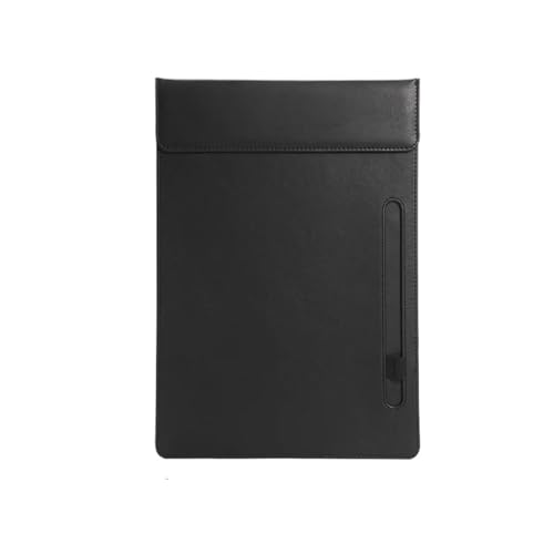 A4 Leder Klemmbrett Silber Clip Manager Unterschrift Pad Schreiben Datei Büro Treffen Vintage Ordner Menü Bord(24x34cmA4-B) von PGVXEM