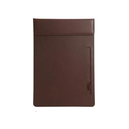 A4 Leder Klemmbrett Silber Clip Manager Unterschrift Pad Schreiben Datei Büro Treffen Vintage Ordner Menü Bord(24x34cmA4-E) von PGVXEM