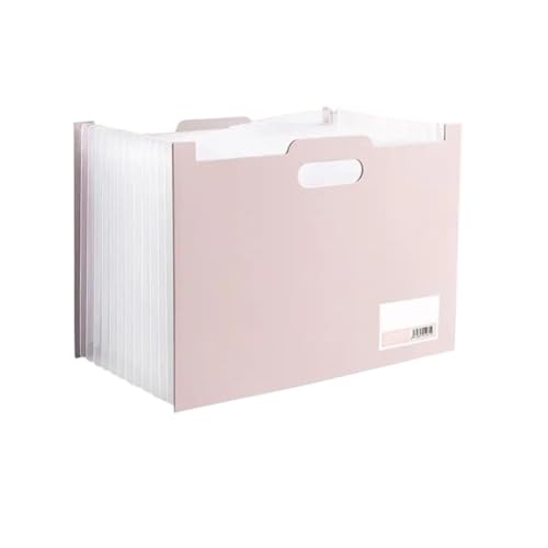 A4-Tasche, tragbarer mehrschichtiger Ordner, große Kapazität, vertikale Aufbewahrungstasche for den Schreibtisch(Pink) von PGVXEM