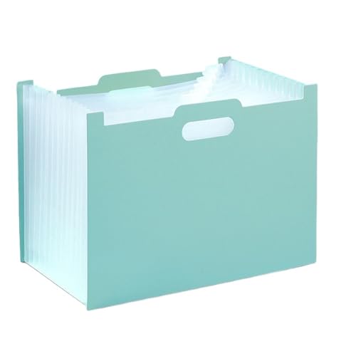 Desktop Vertikale Ordner Gehrung Organ Tasche Mehrschichtige Einziehbare Organ Lagerung Tasche(Green) von PGVXEM