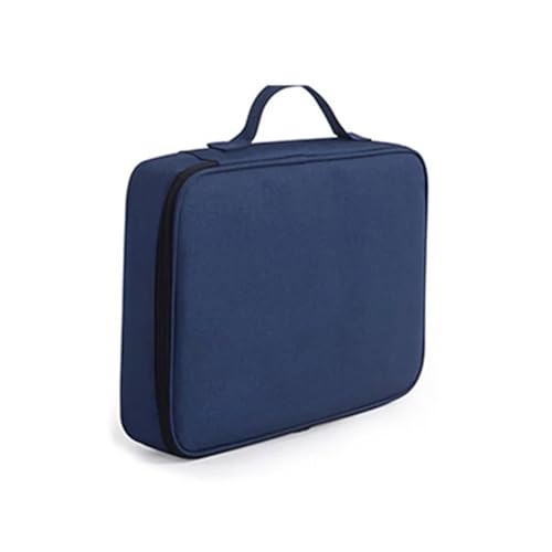 Dokumenten-Organizer, Aktentasche, A4-Ordnerhalter, Herren- und Damentaschenhülle, Geldbörse, Reisepass, Heimsafe, funktionale Aktenaufbewahrung(Blue) von PGVXEM