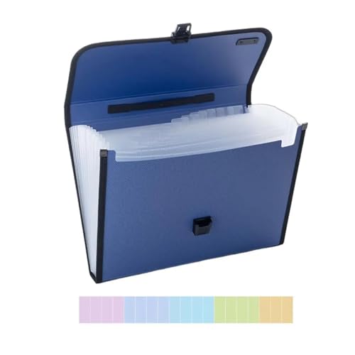 Fächermappe, 12 Fächer, Akkordeon-Ordner-Organizer mit Etiketten, tragbarer Dokumenten- und Beleg-Organizer for A4-Letter-Größe Fächermappe, 12 Fächer, Akkordeon-Ordner-Organizer mit Etiketten, tragbarer Dokumenten- und Beleg-Organizer for A4-Letter-Größe von PGVXEM