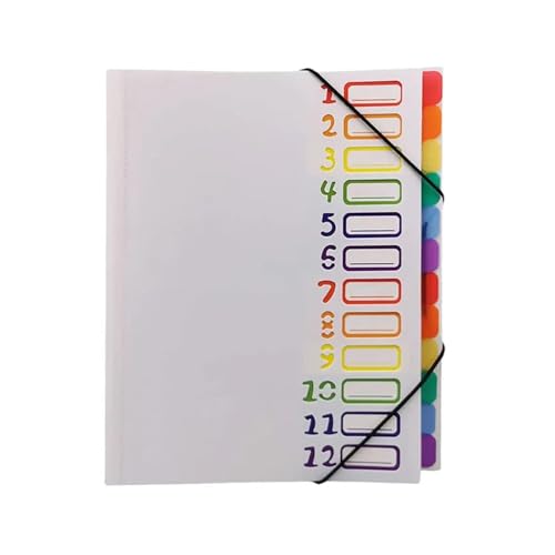 Fächermappen im A4-Letter-Format, 24 Fächer, Kunststoff-Akkordeon-Ordner-Organizer, bunte Ordner for Schul- und Bürobedarf Fächermappen im A4-Letter-Format, 24 Fächer, Kunststoff-Akkordeon-Ordner-Organizer, bunte Ordner for Schul- und Bürobedarf von PGVXEM