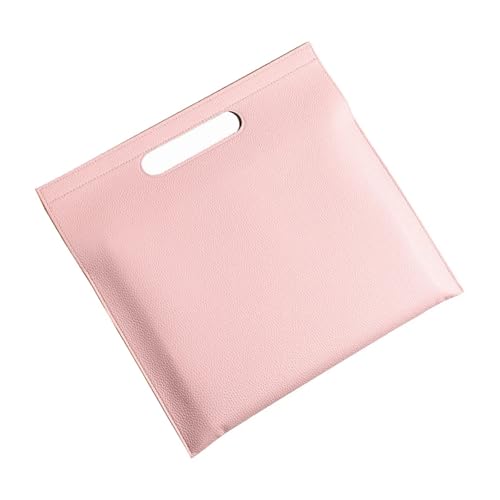 Leichte PU-Dokumententasche 12,56" × 13,34" Büro-Aktenhalter(Pink) von PGVXEM