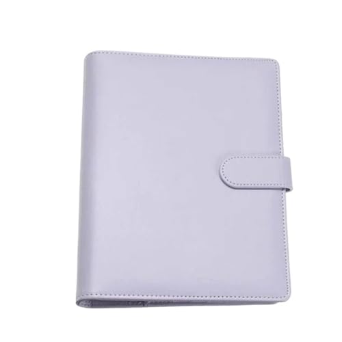 Vintage Nachfüllbare Notebook Datei Ordner Notizblock Abdeckung Leder Ring Binder Büro Liefert(A5 purple) von PGVXEM