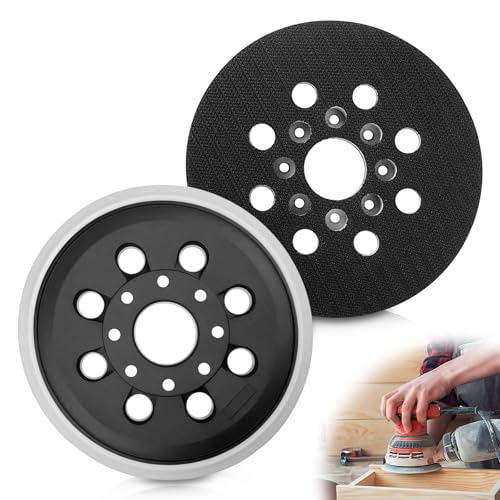 2 Stück Schleifteller 125mm Klett Kompatibel Bosch GEX 125-1 AE PEX 220 A & AE, 8 Löcher Klett Stützteller Schleifplatte, Schleifteller für Bosch RSO34& RS035 Exzenterschleifer Schleifgeräte 2 Stück Schleifteller 125mm Klett Kompatibel Bosch GEX 125-1 AE PEX 220 A & AE, 8 Löcher Klett Stützteller Schleifplatte, Schleifteller für Bosch RSO34& RS035 Exzenterschleifer Schleifgeräte von PGonline