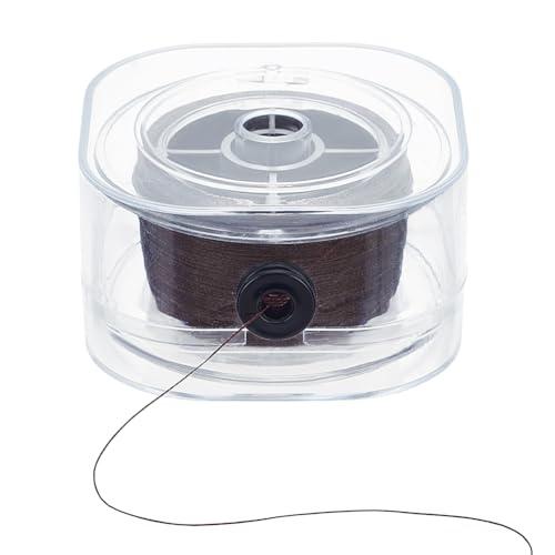 PH PandaHall 0.2mm Perlenfaden, 200m gewachstes Baumwollgarn Schnur für Saatperlen Faden zum Nähen Nicht-elastische Fadenschnur mit Organizing Etui für Sicken Schmuckherstellung Leder Crafting, Kaffee PH PandaHall 0.2mm Perlenfaden, 200m gewachstes Baumwollgarn Schnur für Saatperlen Faden zum Nähen Nicht-elastische Fadenschnur mit Organizing Etui für Sicken Schmuckherstellung Leder Crafting, Kaffee von PH PandaHall