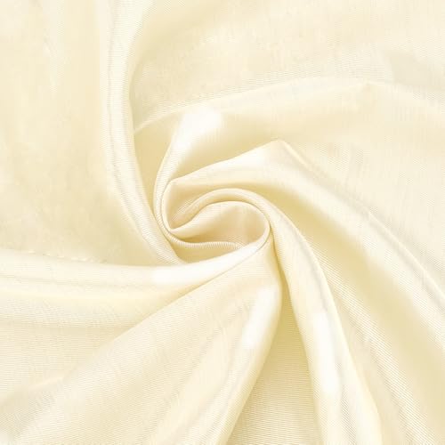 PH PandaHall 1,8 m x 150 cm Lampenschirm Stoff Craft DIY Herstellung Stoff Lampenschirm Material Polyester-Stoffe Kleidung Nähen Stoffe für DIY Tisch Stehlampe Craft, Beige von PH PandaHall