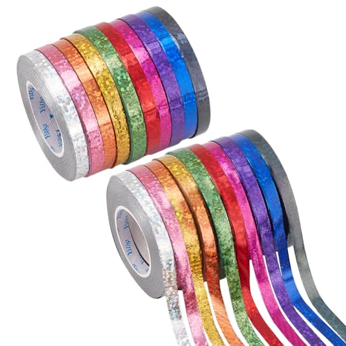 PH PandaHall 10 Farben Curling Bänder 20 Rollen Laser Glitter Bänder Buntes glänzendes Geschenkband Geschenkverpackungsband Ballon-Band für Weihnachten Halloween Party Dekoration 5 mm breit, 200 m PH PandaHall 10 Farben Curling Bänder 20 Rollen Laser Glitter Bänder Buntes glänzendes Geschenkband Geschenkverpackungsband Ballon-Band für Weihnachten Halloween Party Dekoration 5 mm breit, 200 m von PH PandaHall