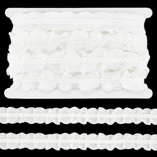 PH PandaHall 10 Yards Baumwoll-Spitzenband 36mm Knitterband Vintage Blumenmuster für Nähen von Kleidungsstücken Basteln Hochzeit Brautkleid Dekoration Blumenstrauß Verpacken, Weiß PH PandaHall 10 Yards Baumwoll-Spitzenband 36mm Knitterband Vintage Blumenmuster für Nähen von Kleidungsstücken Basteln Hochzeit Brautkleid Dekoration Blumenstrauß Verpacken, Weiß von PH PandaHall