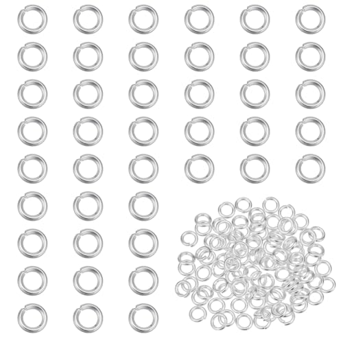 PH PandaHall 100 Stück 925 Sterling Silber Beschichtete Biegeringe 3mm Offene Biegeringe Messing Schmuckverbinder Ring 22 Gauge Für Ohrringe Armbänder Halsketten PH PandaHall 100 Stück 925 Sterling Silber Beschichtete Biegeringe 3mm Offene Biegeringe Messing Schmuckverbinder Ring 22 Gauge Für Ohrringe Armbänder Halsketten von PH PandaHall