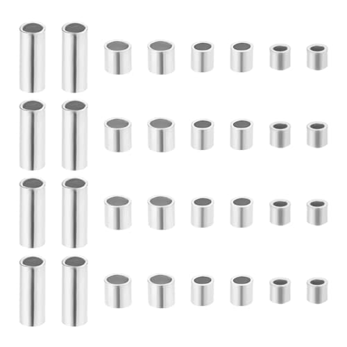PH PandaHall 108 Stück 925 Quetschperlen Aus Sterlingsilber 4 Größen Platin Spacer Perlen Lose Stopper Perlen Für DIY Halsketten Armbänder Herstellung von Schmuck als Geschenk 1.2/1.5/2/5mm PH PandaHall 108 Stück 925 Quetschperlen Aus Sterlingsilber 4 Größen Platin Spacer Perlen Lose Stopper Perlen Für DIY Halsketten Armbänder Herstellung von Schmuck als Geschenk 1.2/1.5/2/5mm von PH PandaHall