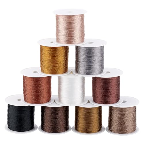 PH PandaHall 109 Yards 0.1mm Perlenschnur 10 Farben Armband Perlenfaden Rocailles Perlenfaden Polyesterschnur Basteldraht Zur Schmuckherstellung DIY Basteln PH PandaHall 109 Yards 0.1mm Perlenschnur 10 Farben Armband Perlenfaden Rocailles Perlenfaden Polyesterschnur Basteldraht Zur Schmuckherstellung DIY Basteln von PH PandaHall