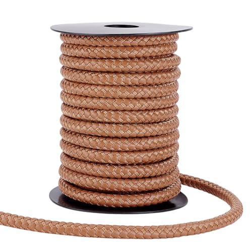 PH PandaHall 10m Geflochtene Kunstlederschnur 8mm Lederseil Lederband Geflochtene Lederschnur Für Bolo Krawatten Schnürsenkel Schmuckherstellung HellBrown PH PandaHall 10m Geflochtene Kunstlederschnur 8mm Lederseil Lederband Geflochtene Lederschnur Für Bolo Krawatten Schnürsenkel Schmuckherstellung HellBrown von PH PandaHall