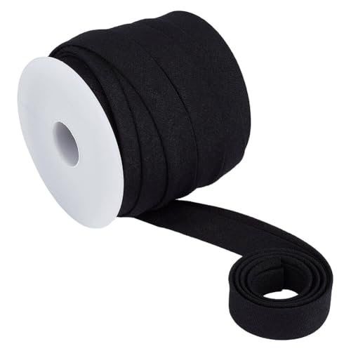 PH PandaHall 10m Schrägband für Nähen 13mm Doppelt Gefaltete Schrägband Schwarzes Polycotton Bindeband Polybaumwolle Einfassband Zum Nähen Säumen Paspelieren Quilten PH PandaHall 10m Schrägband für Nähen 13mm Doppelt Gefaltete Schrägband Schwarzes Polycotton Bindeband Polybaumwolle Einfassband Zum Nähen Säumen Paspelieren Quilten von PH PandaHall