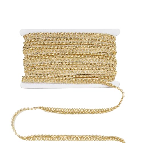 PH PandaHall 11.2m Goldene Perlen Spitzenborte Perlenbesatz Spitzenband 15mm Goldene Perlen Perlenborte Spitzenbesatz Zum Nähen Hochzeitskleid Taschendekoration PH PandaHall 11.2m Goldene Perlen Spitzenborte Perlenbesatz Spitzenband 15mm Goldene Perlen Perlenborte Spitzenbesatz Zum Nähen Hochzeitskleid Taschendekoration von PH PandaHall