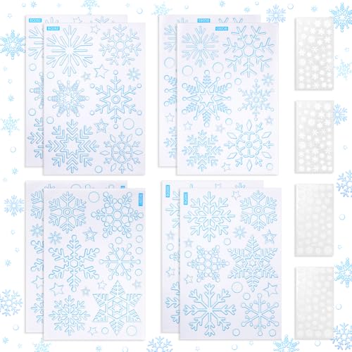 PH PandaHall 12 Stück Schneeflocken Aufkleber Für Weihnachten 6 Stile Selbstklebend Wasserfest Für Winterpartys Heimdekoration Kartenherstellung Geschenkverpackungen PH PandaHall 12 Stück Schneeflocken Aufkleber Für Weihnachten 6 Stile Selbstklebend Wasserfest Für Winterpartys Heimdekoration Kartenherstellung Geschenkverpackungen von PH PandaHall