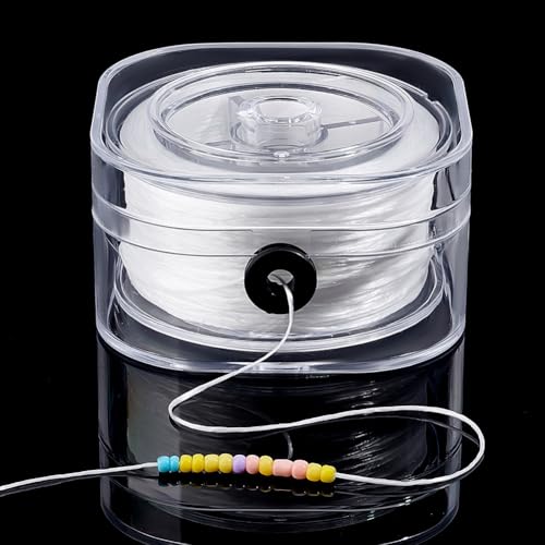 PH PandaHall 131 Yards Weiße Elastische Kordel 0.6mm Dehnbarer Elastischer Faden Mit Aufbewahrungstasche Für Armbänder Halsketten Schmuck DIY Bastelarbeiten PH PandaHall 131 Yards Weiße Elastische Kordel 0.6mm Dehnbarer Elastischer Faden Mit Aufbewahrungstasche Für Armbänder Halsketten Schmuck DIY Bastelarbeiten von PH PandaHall