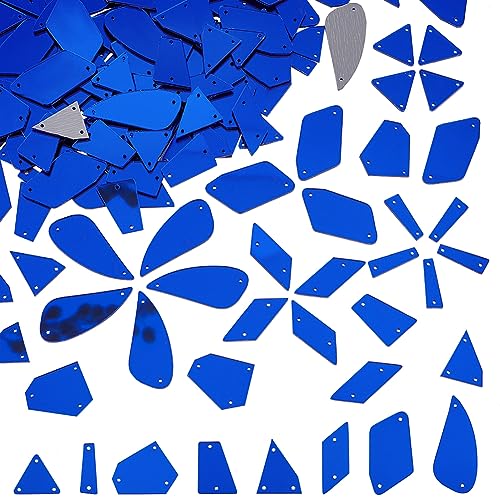 PH PandaHall 144 Stück Spiegel Strasssteine Zum Aufnähen 8 Formen Unregelmäßige Acrylspiegel Zum Aufnähen Bunte Blaue Spiegelfliesen Spiegel Für Kostüm Abendkleid Kleidung Hallween Hochzeit PH PandaHall 144 Stück Spiegel Strasssteine Zum Aufnähen 8 Formen Unregelmäßige Acrylspiegel Zum Aufnähen Bunte Blaue Spiegelfliesen Spiegel Für Kostüm Abendkleid Kleidung Hallween Hochzeit von PH PandaHall