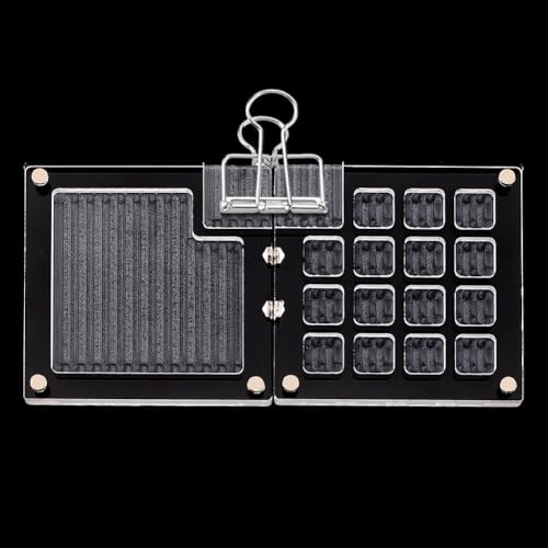 PH PandaHall 15 Raster Mini tragbare Aquarellpalette Travel Paint Tray Box Mini Malpalette Skizzenbuch Palette Malkasten mit Clip für Maler Künstler Zeichnung Geschenk Kunst Party Favors von PH PandaHall