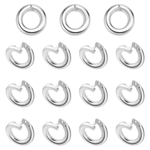 PH PandaHall 15 Stück 925 verschließbare Runde Biegeringe Aus Sterlingsilber 6mm Runde Verriegelbare Biegeringe Biegeringe Mit Rundem Verschluss Und Offenem Ende Für Die Herstellung von Schmuck PH PandaHall 15 Stück 925 verschließbare Runde Biegeringe Aus Sterlingsilber 6mm Runde Verriegelbare Biegeringe Biegeringe Mit Rundem Verschluss Und Offenem Ende Für Die Herstellung von Schmuck von PH PandaHall