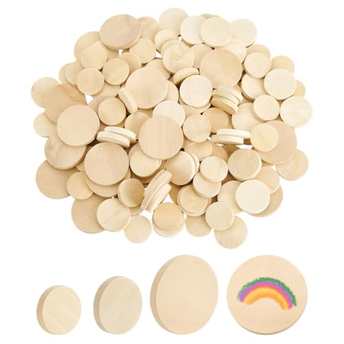 PH PandaHall 150 Stk. Rundholzscheiben in 3 Größen 2.5/3/3.8cm Unfertige Runde Holzmedaillen Kleine Holzkreisscheiben Für DIY Handarbeiten Schmuckherstellung PH PandaHall 150 Stk. Rundholzscheiben in 3 Größen 2.5/3/3.8cm Unfertige Runde Holzmedaillen Kleine Holzkreisscheiben Für DIY Handarbeiten Schmuckherstellung von PH PandaHall