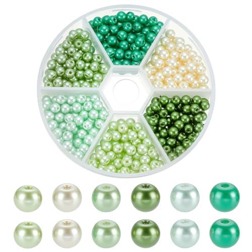 PH PandaHall 150 Stück 6 Farben Perlenperlen 4mm Grüne Glasperlen Runde Satinperlen Bastelperle Abstandsperle Für Sommer Frühling Schmuckherstellung DIY Basteln PH PandaHall 150 Stück 6 Farben Perlenperlen 4mm Grüne Glasperlen Runde Satinperlen Bastelperle Abstandsperle Für Sommer Frühling Schmuckherstellung DIY Basteln von PH PandaHall