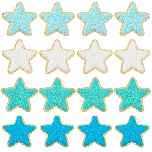 PH PandaHall 16 Stück Sterne Zum Aufbügeln/Aufnähen Mit Pailletten 4 Farbe Stickerei Aufnäher Blaue Sterne Bestickte Applikationen Aufnäher Zum Aufnähen Reparatur Aufnäher Für Kleidung PH PandaHall 16 Stück Sterne Zum Aufbügeln/Aufnähen Mit Pailletten 4 Farbe Stickerei Aufnäher Blaue Sterne Bestickte Applikationen Aufnäher Zum Aufnähen Reparatur Aufnäher Für Kleidung von PH PandaHall