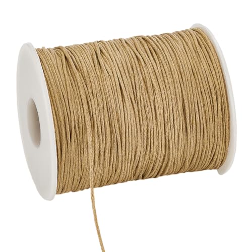 PH PandaHall 160m 1mm Gewachste Baumwollschnur Gewachste Schnur Wachsfaden Perlenschnur Für Armbänder Halsketten Chinesische Knotenschnur Schmuckherstellung Basteln Kontting Makramee, GoldBrown PH PandaHall 160m 1mm Gewachste Baumwollschnur Gewachste Schnur Wachsfaden Perlenschnur Für Armbänder Halsketten Chinesische Knotenschnur Schmuckherstellung Basteln Kontting Makramee, GoldBrown von PH PandaHall