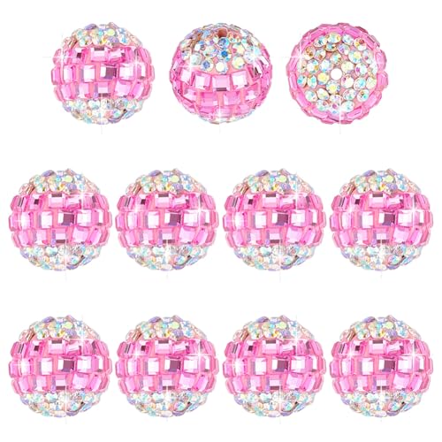 PH PandaHall 16mm Strassperlen 12 Stück Polymer Ton Kristallperlen Pavé Diskokugeln Tonperlen Runde Kristall Diamantperlen Für Die Herstellung von Halsketten Und Schmuck PH PandaHall 16mm Strassperlen 12 Stück Polymer Ton Kristallperlen Pavé Diskokugeln Tonperlen Runde Kristall Diamantperlen Für Die Herstellung von Halsketten Und Schmuck von PH PandaHall