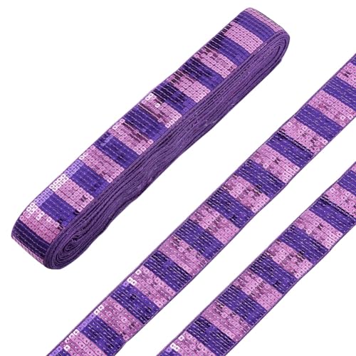 PH PandaHall 18.3m Paillettenbesatz Paillettenband Besatzstreifen Paillettenstreifen Lila 45mm Für Heimwerker Basteln Kleidung Kleid Nähen Stirnband Kostüm PH PandaHall 18.3m Paillettenbesatz Paillettenband Besatzstreifen Paillettenstreifen Lila 45mm Für Heimwerker Basteln Kleidung Kleid Nähen Stirnband Kostüm von PH PandaHall
