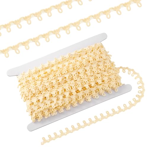 PH PandaHall 19 Yards Zopfbesatz Mit Elastischen Knopfschlaufen Cremefarbener Knopf Elastischer Schlaufenknopf Schlaufenband Kleid Reißverschluss Zum Nähen Kostüm Basteln Braut PH PandaHall 19 Yards Zopfbesatz Mit Elastischen Knopfschlaufen Cremefarbener Knopf Elastischer Schlaufenknopf Schlaufenband Kleid Reißverschluss Zum Nähen Kostüm Basteln Braut von PH PandaHall