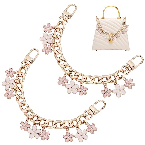 PH PandaHall 2 Stück Geldbörsen Kettenriemen Ersatz Kurze Kettenriemen Emaille Blumen Charm Geldbörsengriff Verlängerung Dekorative Taschenketten Goldene Kette Für Geldbörse Handtasche Umhängetasche PH PandaHall 2 Stück Geldbörsen Kettenriemen Ersatz Kurze Kettenriemen Emaille Blumen Charm Geldbörsengriff Verlängerung Dekorative Taschenketten Goldene Kette Für Geldbörse Handtasche Umhängetasche von PH PandaHall