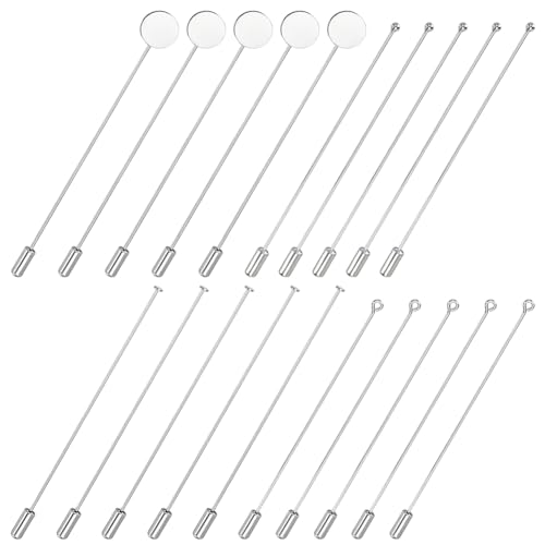 PH PandaHall 20 Stück Brosche Stick Pins 4 Stile Boutonniere Nadeln Anstecknadeln Aus Edelstahl Schalnadeln Broschennadeln Für Die Herstellung von DIY Kostümen Anstecknadeln Schmuck PH PandaHall 20 Stück Brosche Stick Pins 4 Stile Boutonniere Nadeln Anstecknadeln Aus Edelstahl Schalnadeln Broschennadeln Für Die Herstellung von DIY Kostümen Anstecknadeln Schmuck von PH PandaHall
