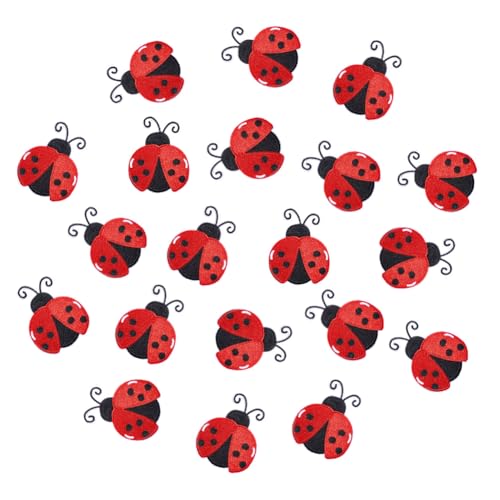 PH PandaHall 20 Stück Marienkäfer Patches Zum Aufbügeln/Nähen Stickerei Patches Für Rucksäcke Kleidung Mantel Cosplay Schultaschen Dekoration 59x46.5mm PH PandaHall 20 Stück Marienkäfer Patches Zum Aufbügeln/Nähen Stickerei Patches Für Rucksäcke Kleidung Mantel Cosplay Schultaschen Dekoration 59x46.5mm von PH PandaHall
